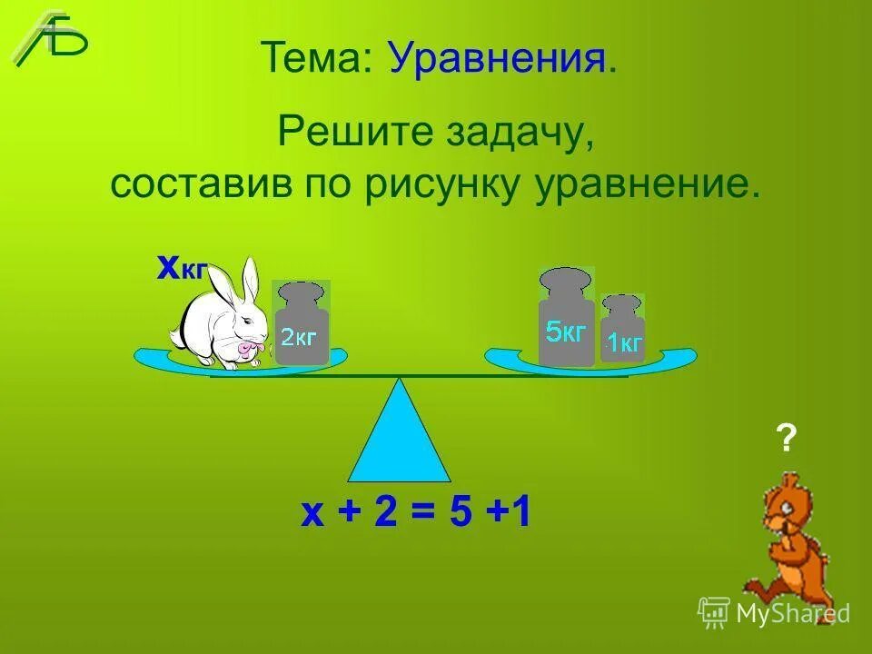 Придумать задачу на составление уравнения. Рисунок по составлению уравнений. Решение задач уравнением. Составление уравнений по картинкам.