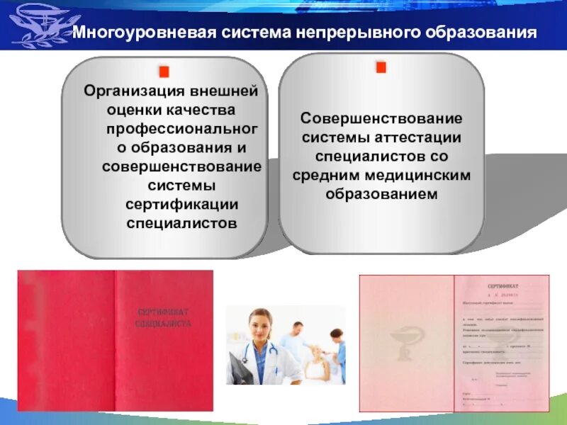 Система непрерывного образования. Аттестация и сертификация средних медицинских работников.. Медицинские формирования. Медицинское среднее образование структура. Непрерывная оценка