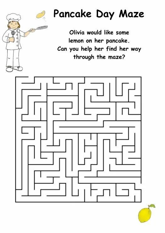 Pancakes worksheets for kids