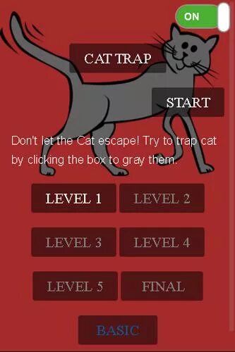 Cat trap. Trap the cat. cattrap игра. кет трап гейм. trap the cat 18 игра.
