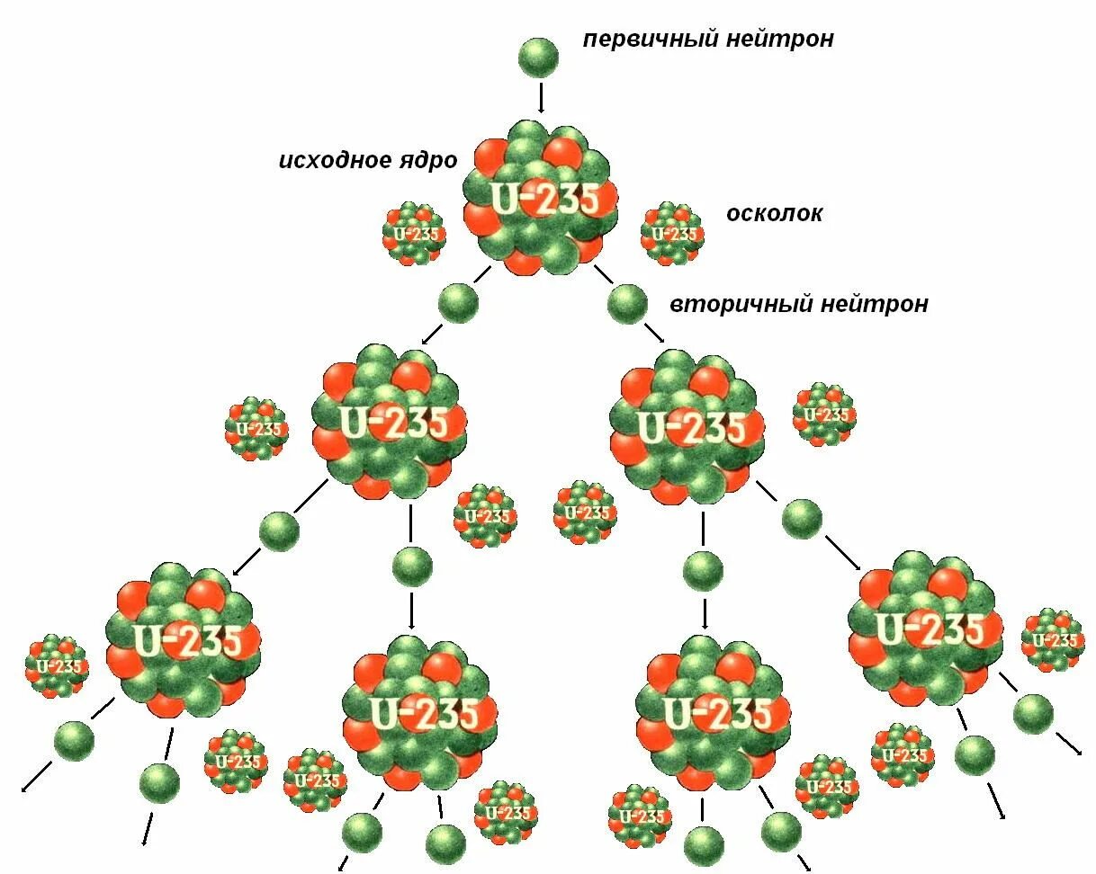 Схема цепной реакции деления ядер урана. Цепные ядерные реакции деления ядер урана. Цепная реакция деления ядер урана. Цепная ядерная реакция деления ядра. Цепная реакция схема