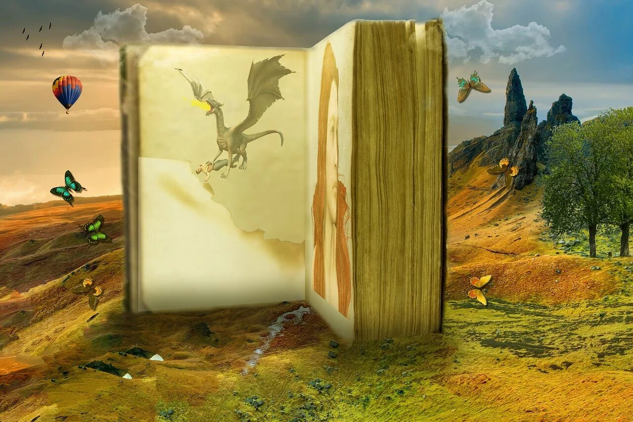 Пейзаж воображение. Волшебная книга. пейзажи воображения. пейзаж реальность и фантазия. пейзаж из книги.