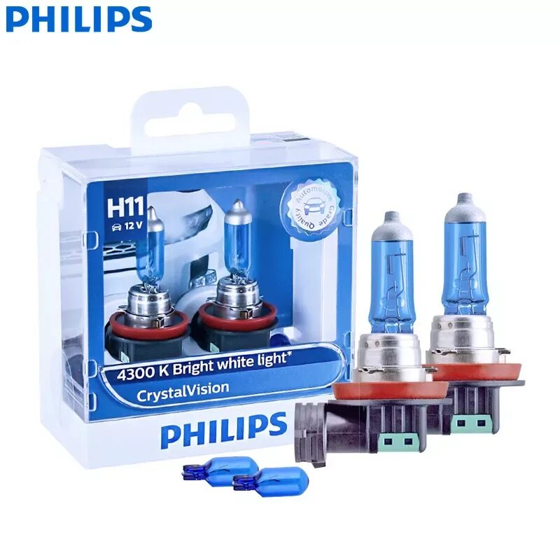 H11 12v-55w (pgj19-2)Crystal Vision. Филипс Кристал Вижн h11. Philips Crystal Vision h11. Лампы Филипс Вижн h11 12v.