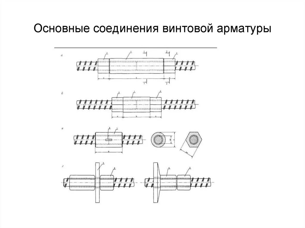 Резьбовая муфта для арматуры чертеж. Соединение винтовой арматуры чертеж. Обжимные муфты на арматуру на чертеже. Соединение арматуры муфтами чертеж