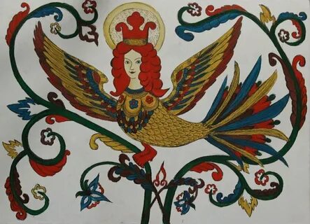 На каком гербе изображена птица гамаюн