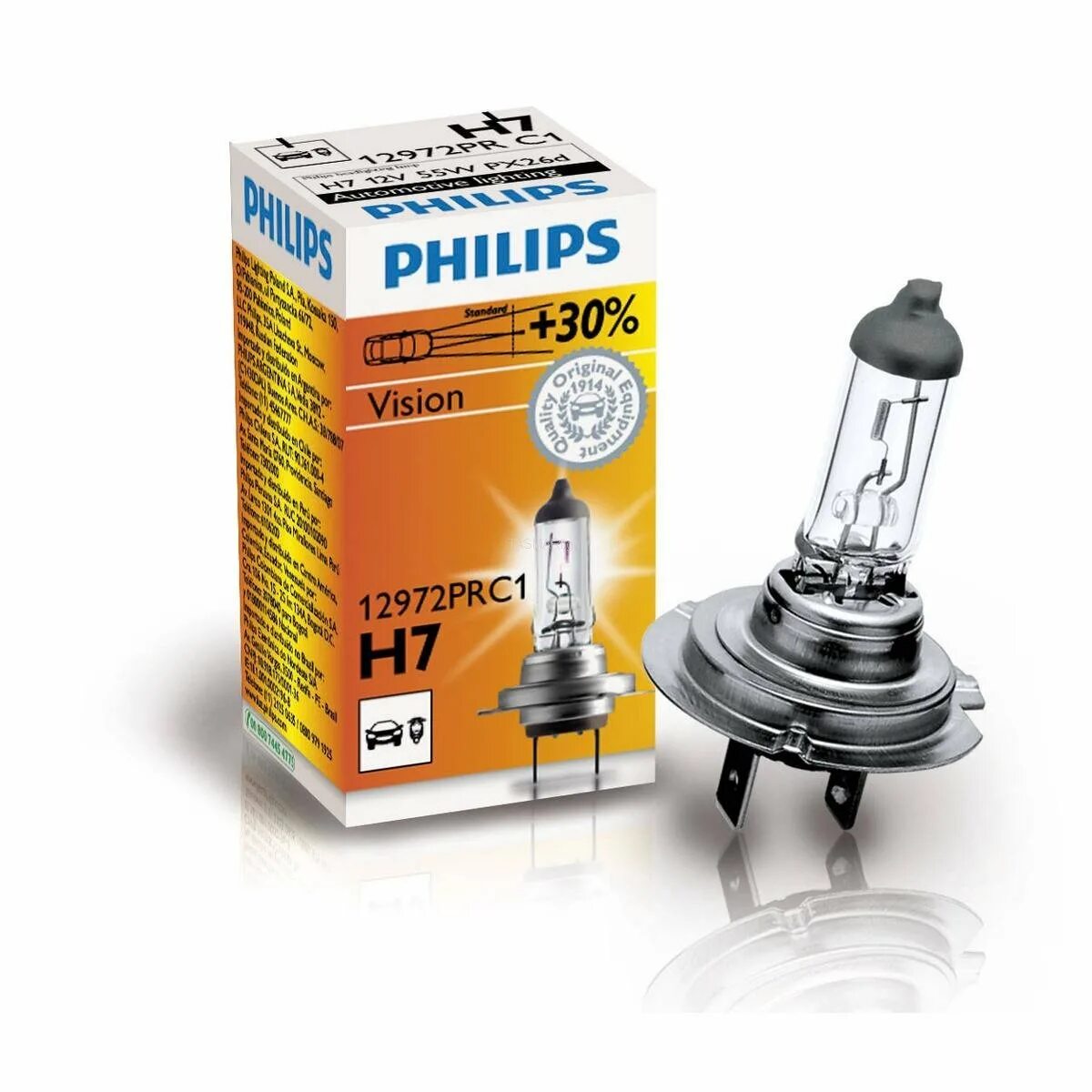 H7 12v 55w px26d отзывы. 12972prc1 Philips h7. Philips h7 12v 55w. Лампа галогеновая h7 12v 55w Philips Vision +30%. Лампа 12v h7 55w +30% Philips Premium 1 шт. Картон 12972prc1.