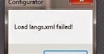 Xml failed to load