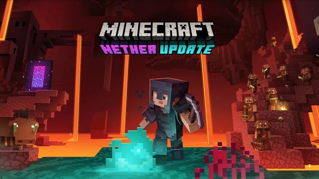 Майнкрафт Nether update. Nether Minecraft 1.16. Minecraft 1.16 Nether update. Обновление ада в майнкрафт.