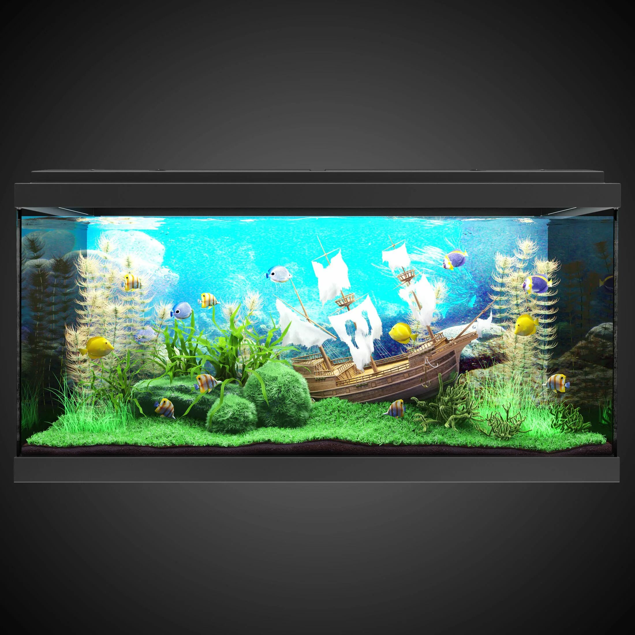 Аквариум 3ds Max. Aquarium 3ds Max[. Аквариум 3d модель. Световое панно 3d "аквариум". Aquarium 3