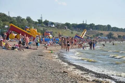 Пляж каменка ейск