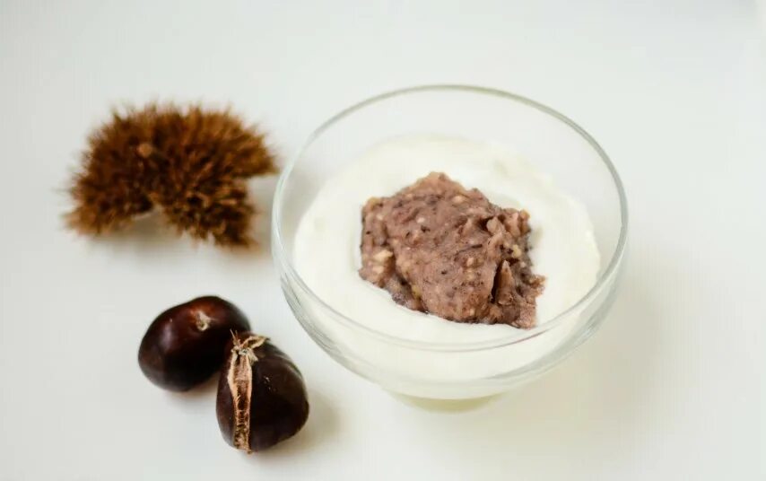 Крем с экстрактом каштана. Вензан с каштаном крем. Крем с каштаном. Паста из каштанов. Каштановый крем.