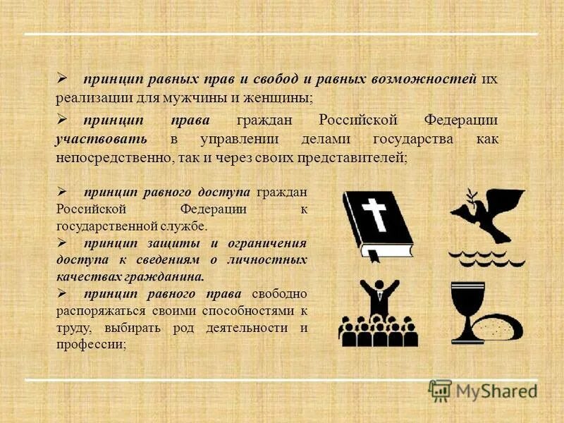 Принцип равный равному. Принцип равных возможностей. Принцип равных свобод. Принцип равных образовательных возможностей.