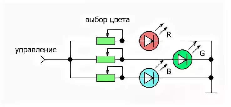 Управление диодами. RGB диод управление схема. Схема RGB светодиода 5050. Схема управление РГБ диод. РГБ светодиод схема.