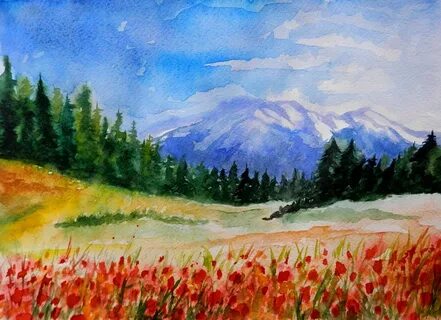 Пейзажи нарисовать самому
