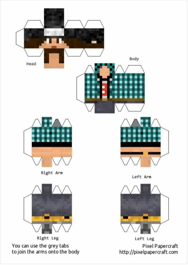 Схемы скинов из бумаги Как сделать фигурки майнкрафт из бумаги Minecraft printables, Minecraft diy craf