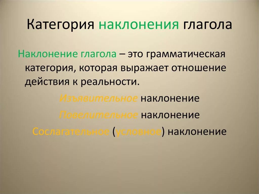 Категория наклонения глагола. Наклонение глагола. Категории наклонения и времени глагола. Наклонение как грамматическая категория глагола. Наклонение глагола сказал