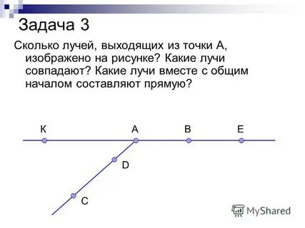 Сколько лучей можно провести из одной точки