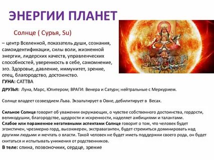 Солнце в 1 доме джйотиш