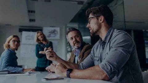 Team collaborating on IT roadmap