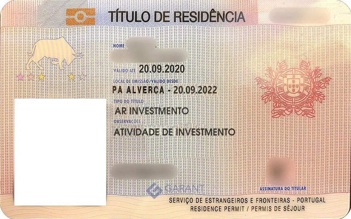 Как получить гражданство португалии. Португалия ВНЖ 2022. Вид на жительство в Португалии. Карточка ВНЖ Португалии. Португалия ВНЖ Золотая виза.
