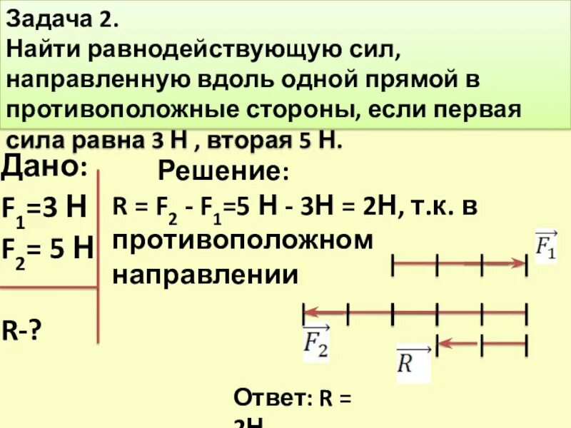 Задачи на нахождение равнодействующей силы 7 класс. Задачи на равнодействующую силу. найти равнодействующую силу. задачи на нахождение равнодействующей. как найти равнодействующую.