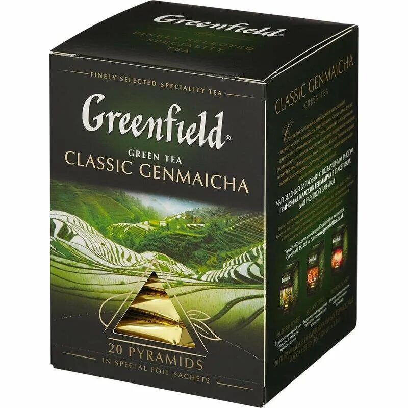 Чай гринфилд купить в спб. Чай Greenfield Genmaicha зеленый. Greenfield Classic Genmaicha. Гринфилд Classic Genmaicha. Чай Greenfield Classic Genmaicha.