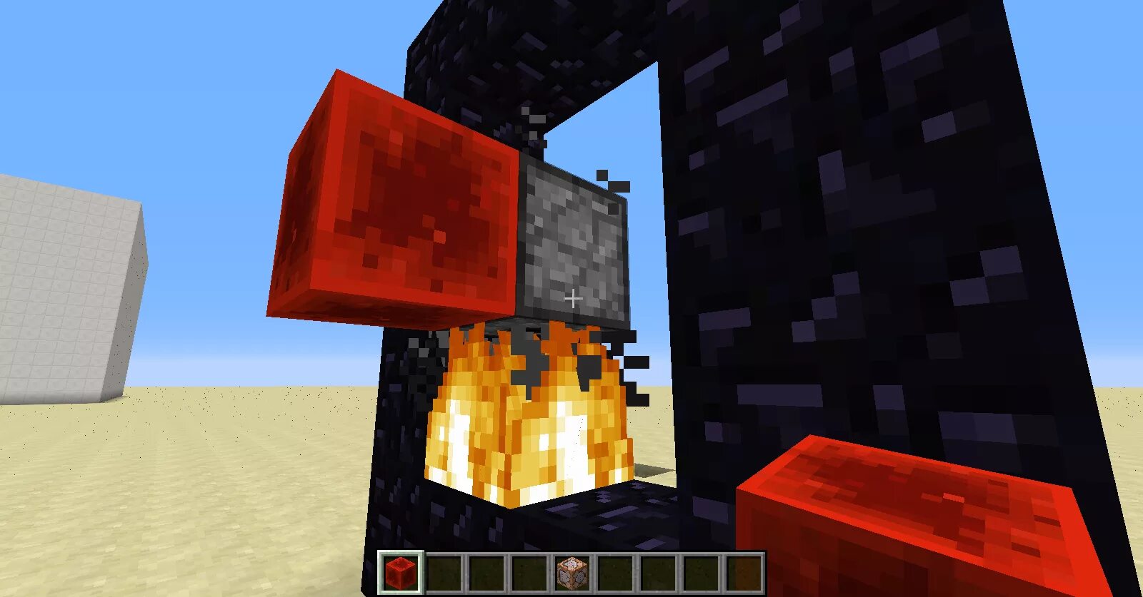 Setblock. Setblock