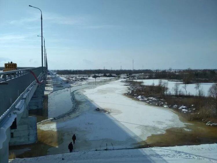 Переправа далеки. Мост Припять Житковичский.