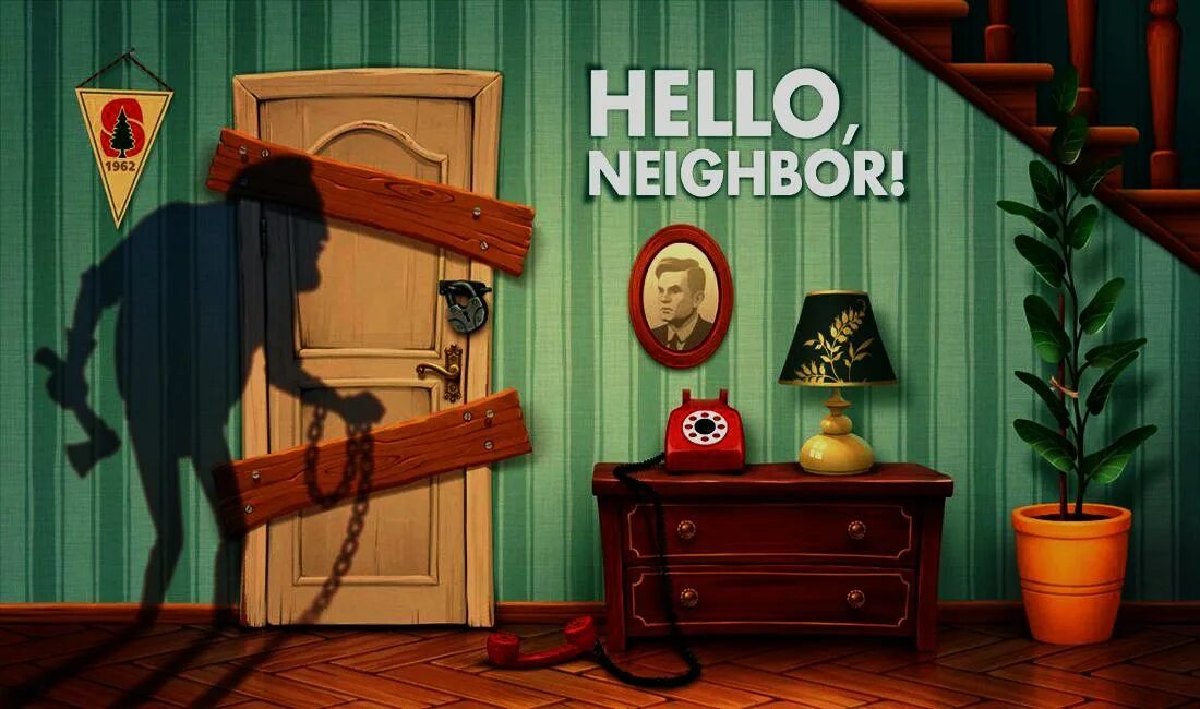 Секрет нейбор на телефоне. Постер Secret Neighbor. Secret Neighbor новый год. Secret Neighbor обложка. Secret Neighbor надпись.