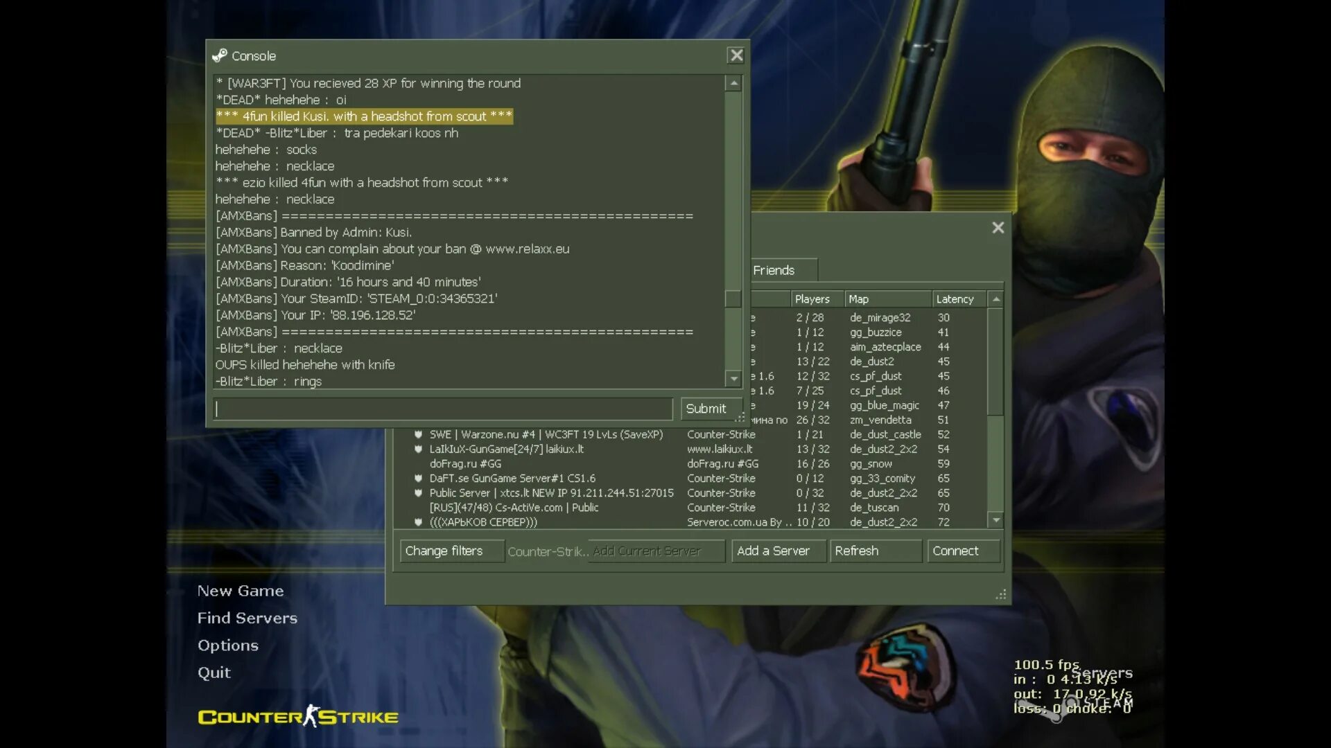 Сервера для читов кс 1.6. Gungame сервера cs 1.6. рэп войска кс 1.6. yfpdfybt cthdthjd d rc 2. имя для контра страйк.