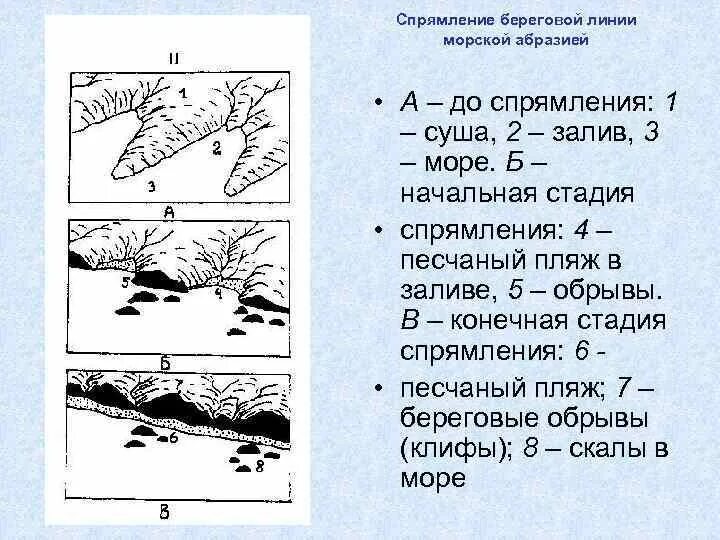 Береговая линия схема. Схема береговой линии моря. Береговая линия и Береговая полоса. Рельеф береговой полосы схема.