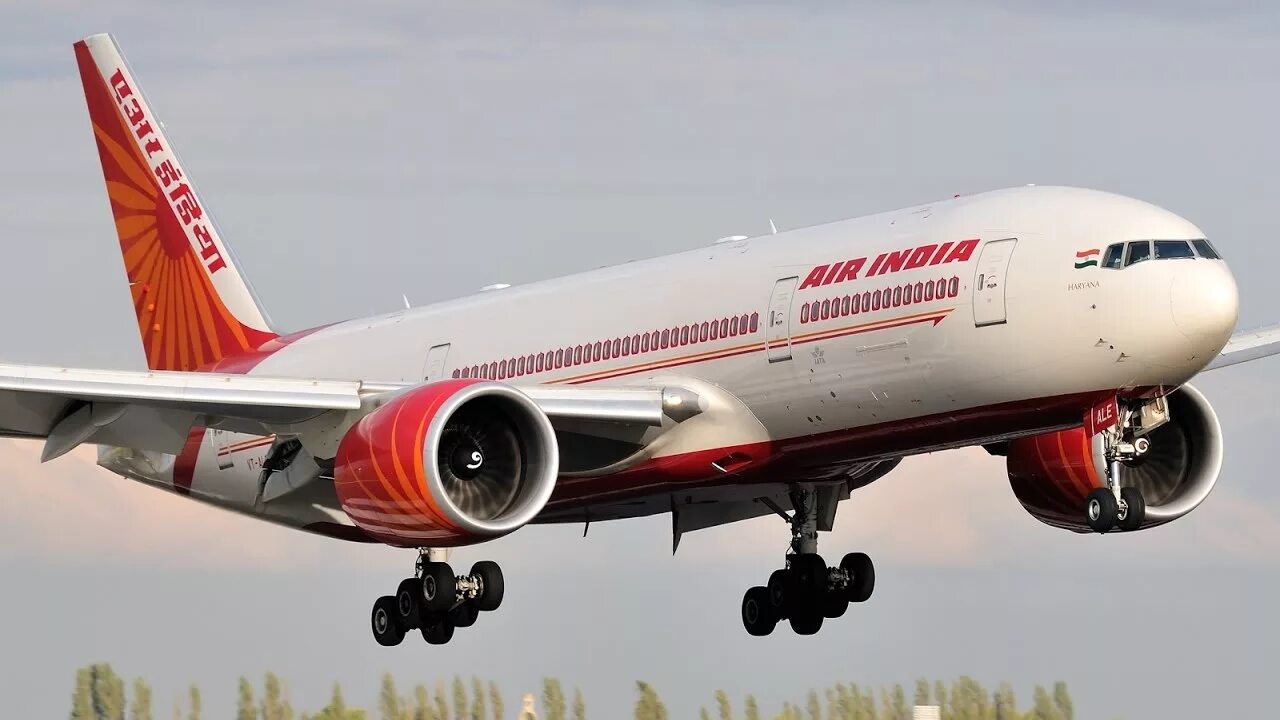 Air hint. Боинг 777 337er. самолёт авиакомпании air india. эйр индия. boeing 777-237(lr).