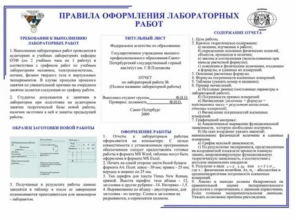 Как оформлять лабораторную
