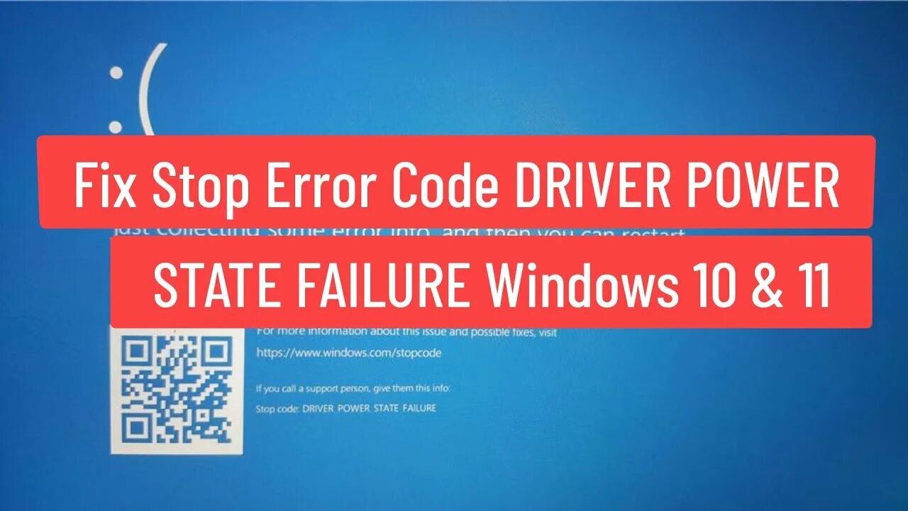 Main power error. Main power error