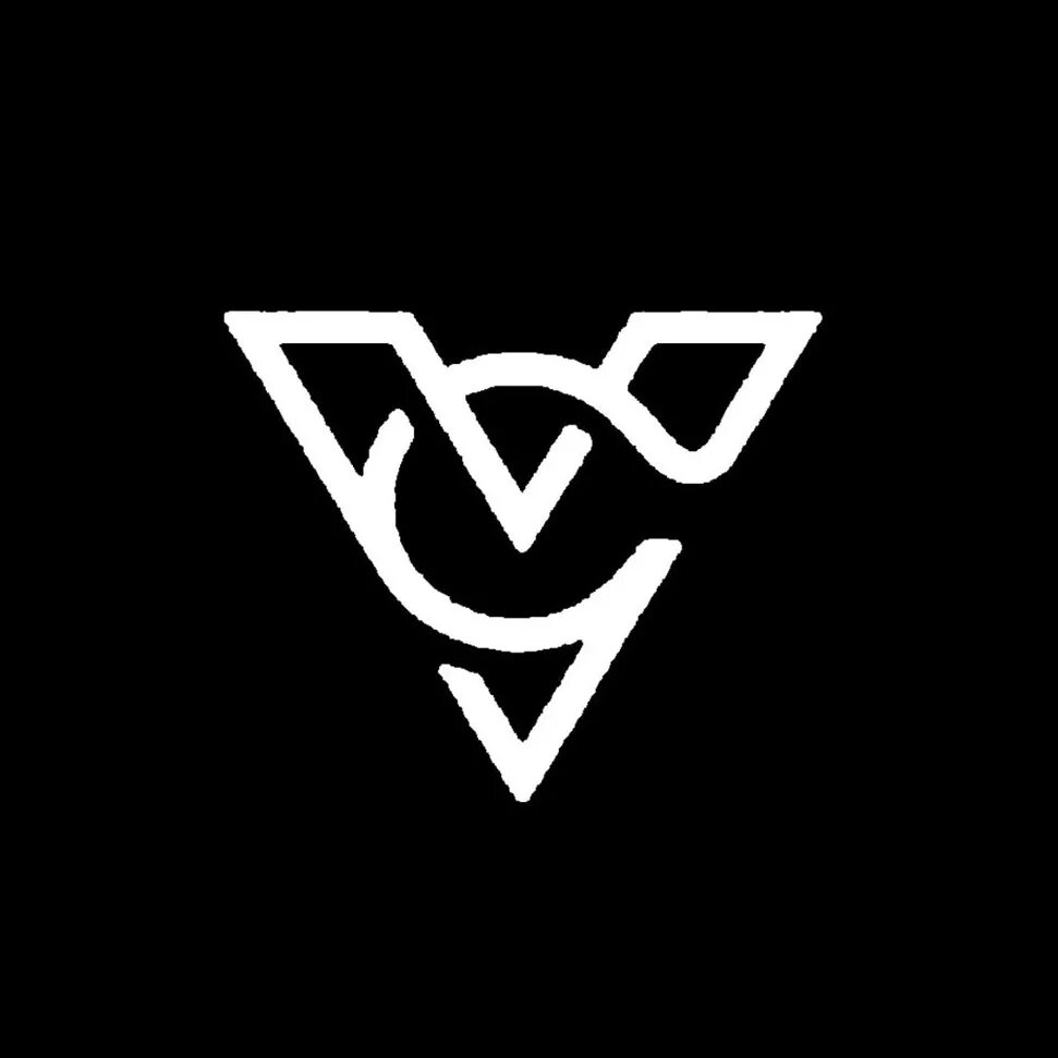 Буква v. Логотип. Значок v. Пересеркнутая буква v.
