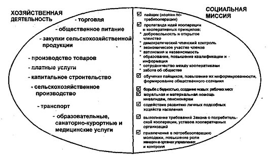 Современная экономика курсовая. Система потребительской кооперации России. Отрасли деятельности потребительской кооперации. Социальная роль кооперативов в России. Задачи потребительской кооперации.