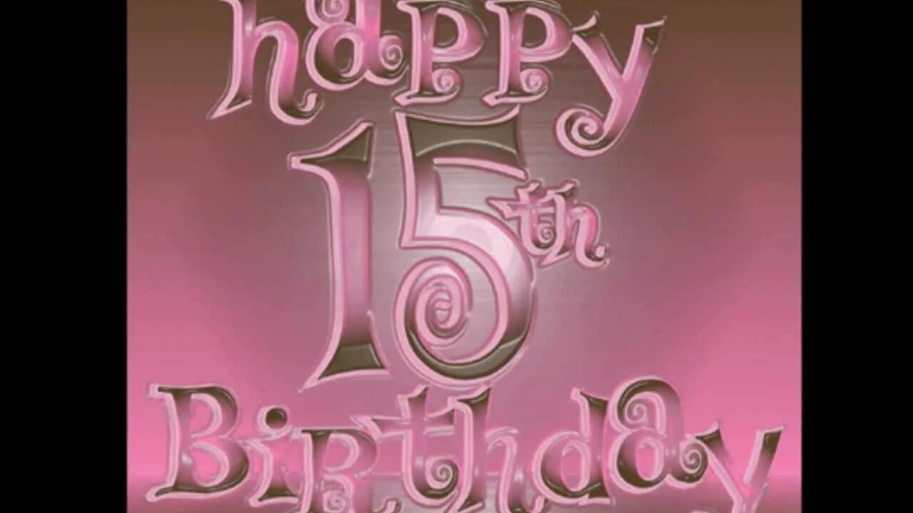 С днем 15 летия девушку. С днем 15 летия девушку