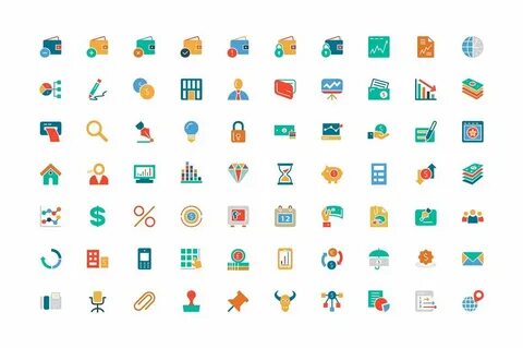 Colorful icons