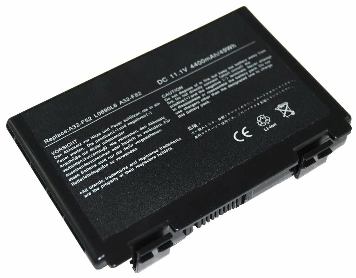 A32-f82 аккумулятор для ноутбука ASUS k40 k50 k70 f82 x5 4400mah, 11.1v. .Батарейки для ноутбука ASUS a32-f82. A032f аккумулятор. Батарея для ноутбука асус k50in. Asus battery купить