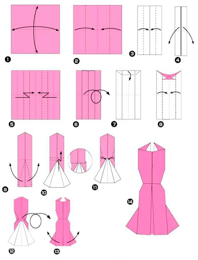 Оригами платье из бумаги своими руками пошагово для начинающих. Платье оригами из бумаги схемы для детей. Платье оригами из бумаги пошаговая инструкция для детей. Открытка с оригами платьем для мамы из бумаги.