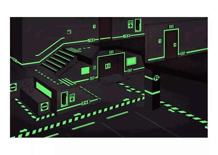 система фэс. фотолюминесцентная разметка путей эвакуации. фэс фотолюминесцентные. фэс фотолюминесцентные системы. система фэс на путях эвакуации.