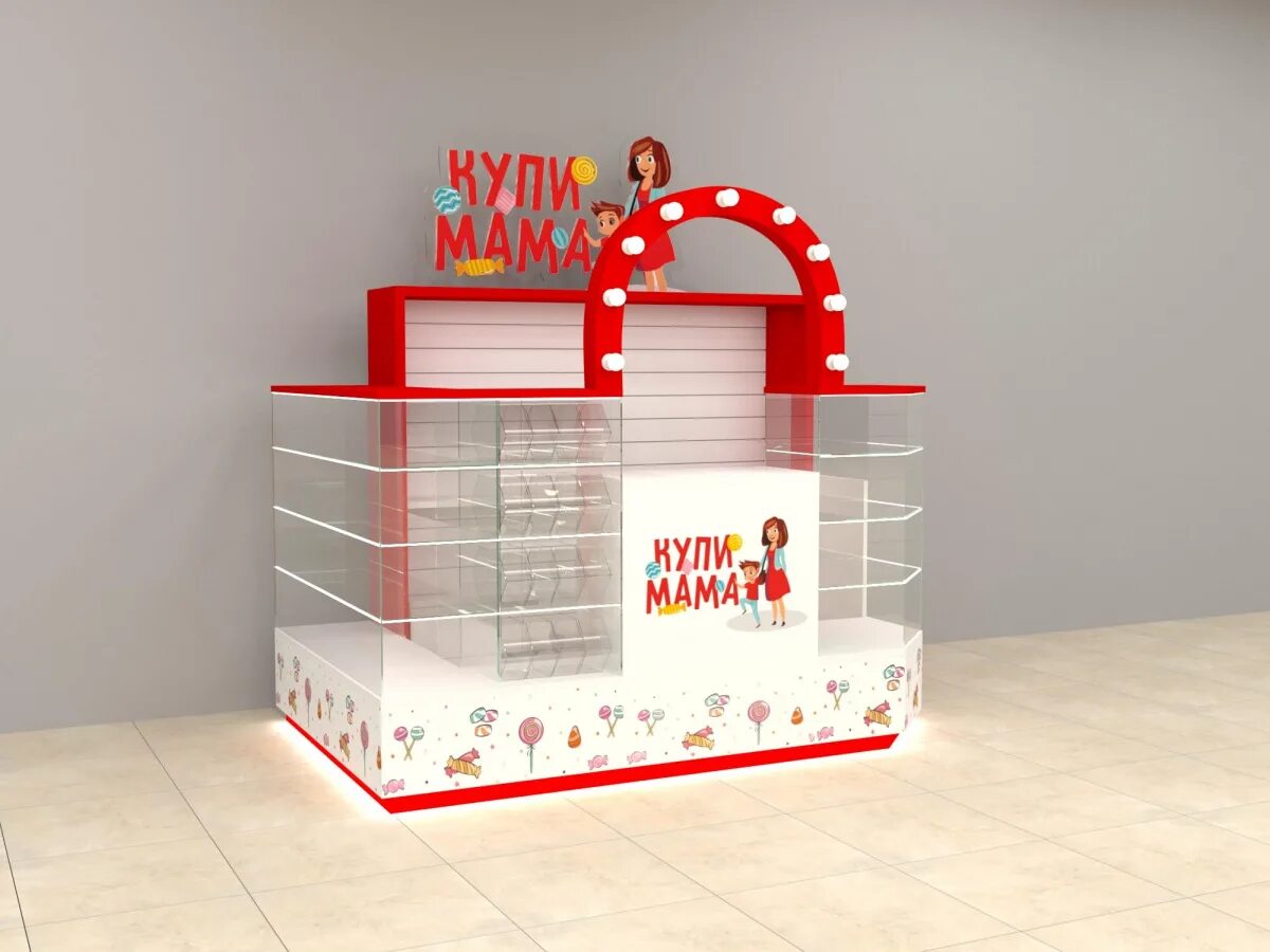 Торговый остров. Торговый остров для мобильных аксессуаров. Проектирование торгового острова. Торговый остров. Торговая точка 5.