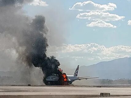 Видеть горящий самолет