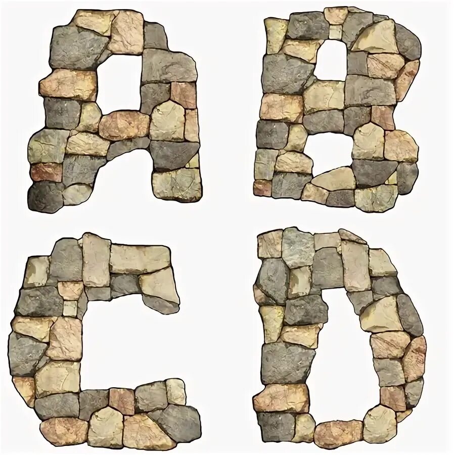 Stone Letters. Буква г из камня. Letters on Stone. Stone Letter Art.