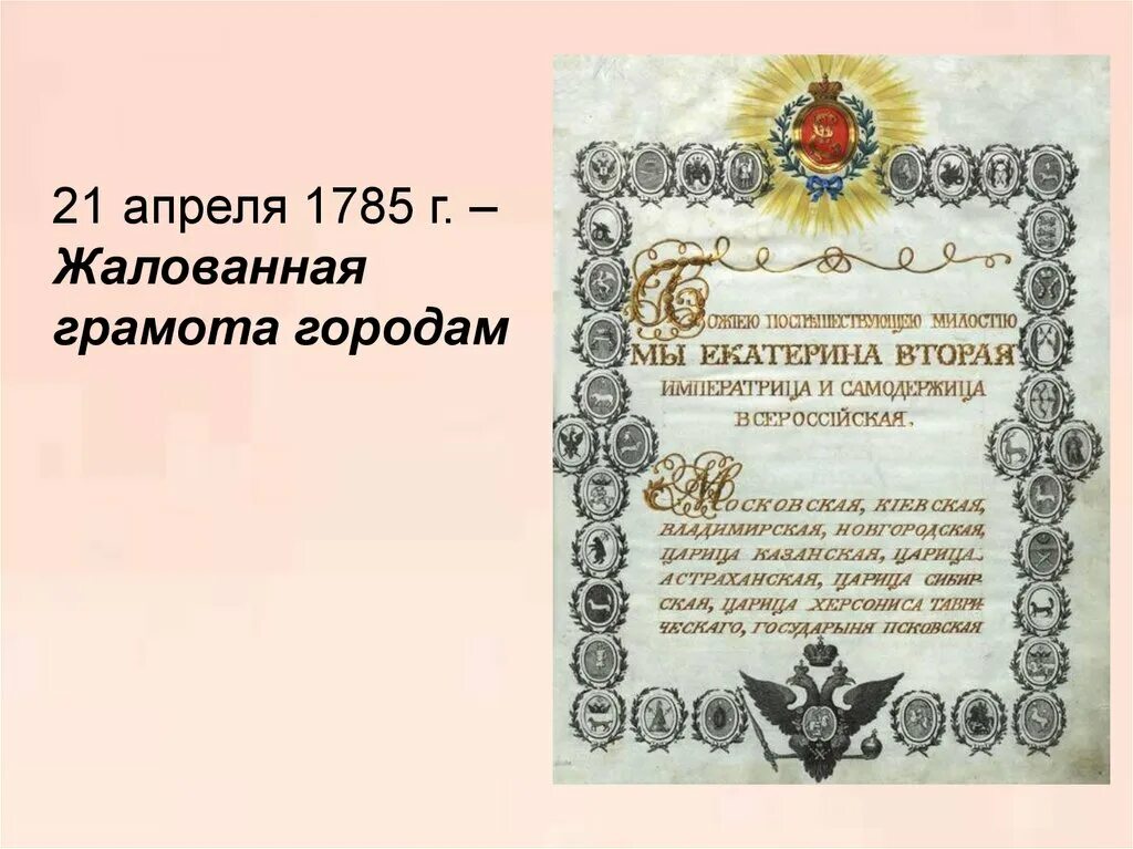 Верное утверждение о жалованной грамоте городам. Жалованные грамоты городам Екатерины 2. Жалованная грамота Екатерины 2 1785. Реформы Екатерины 2 Жалованная грамота. Жалованная грамота городам Екатерины 1785.