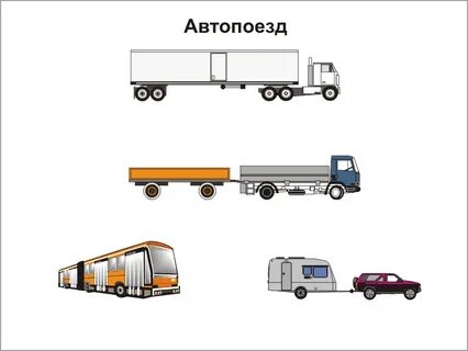 Прицепы в составе автопоезда