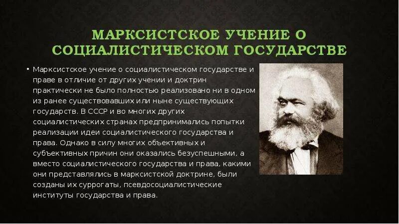 Доктрины социализма. Марксистское учение. Марксистское учение о государстве. Социалистические учения марксизма. Государство в марксизме.