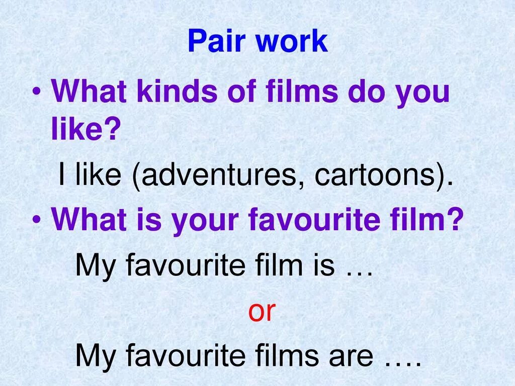 Вопросы what s your. Types of films презентация. What kind of films do you like.