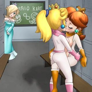 Slideshow peach and daisy lesbian.