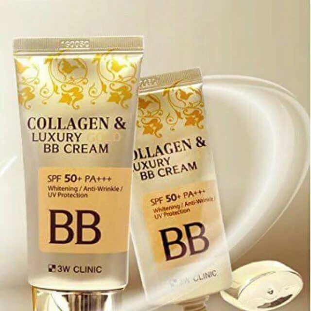 Вв коллаген. 3w Clinic Luxury Gold BB Cream spf50+ pa+++ (50ml). ВВ крем 3w Clinic Collagen Luxury. 3w Clinic Collagen Luxury Gold BB Cream. Антивозрастной крем для лица - Collagen & Luxury Gold Cream [3w Clinic].